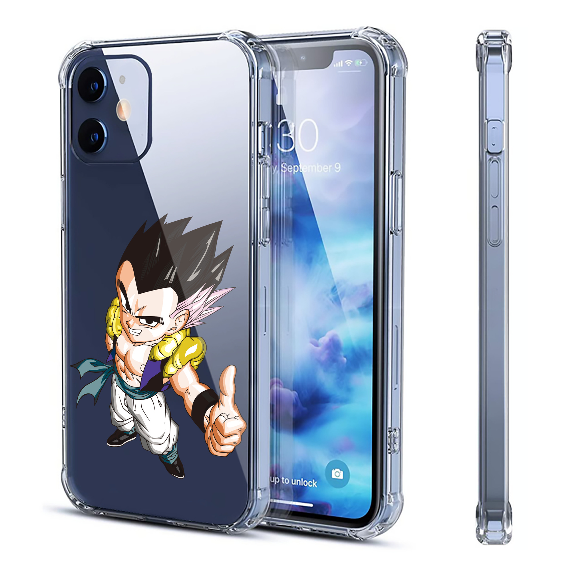 （画像用） ドラゴンボール ベジータ四世（Bejīta Yonsei）DRAGON BALL Vegeta IV 【iPhone 12シリーズ対応】透明スマホケース（クリアソフトケース）